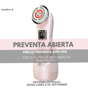 NanoSkin-E Galvánica y Radiofrecuencia para arrugas profundas y flacidez